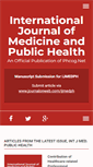 Mobile Screenshot of ijmedph.org